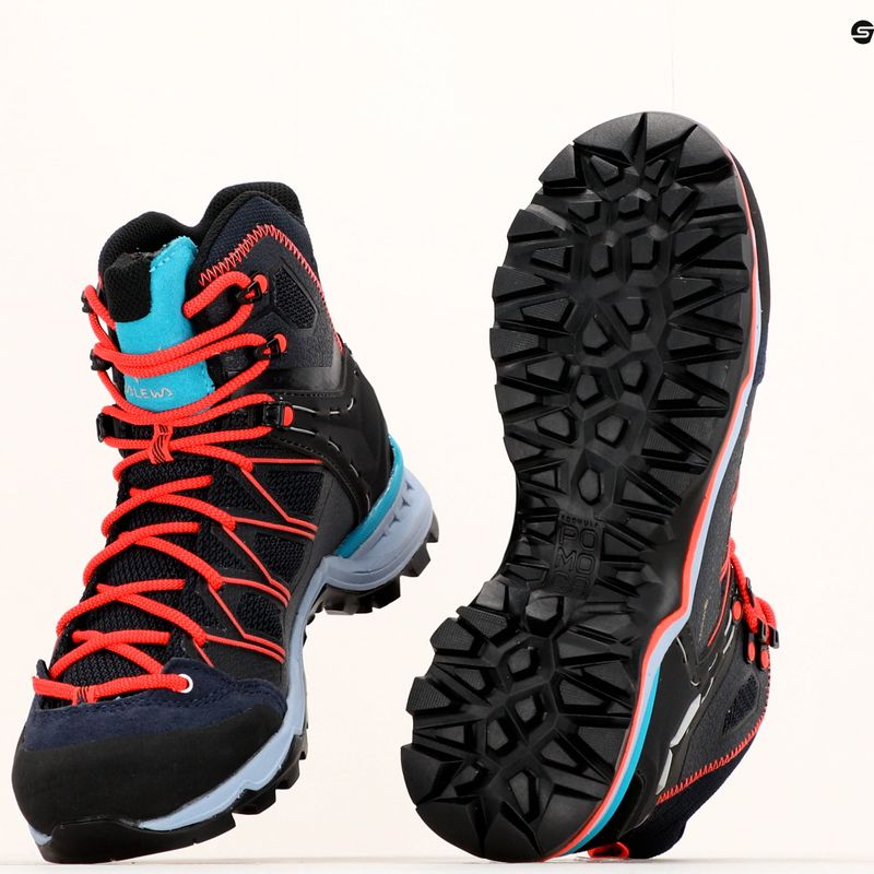 Взуття трекінгове жіноче Salewa MTN Trainer Lite Mid GTX синьо-чорне 00-0000061360 12