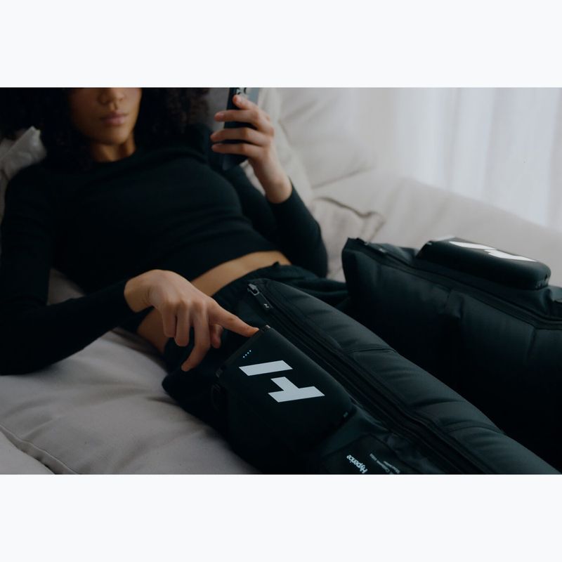 Пристрій для відновлення та масажу ніг Normatec Elite для високих ніг чорний 9