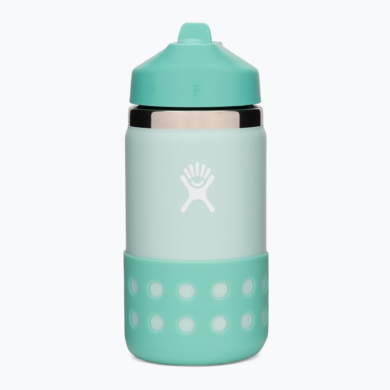 Термопляшка Hydro Flask Wide Mouth Straw Lid And Boot 355 ml dew W12BSWBB441