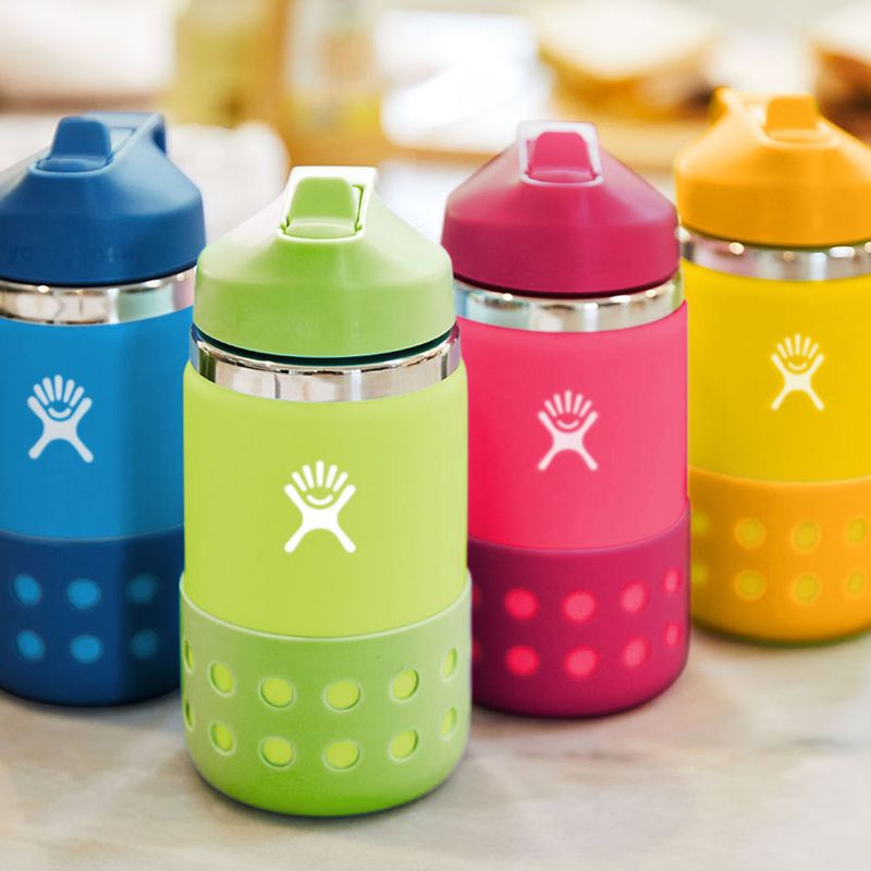 Термопляшка Hydro Flask Wide Mouth Straw Lid And Boot 355 ml dew W12BSWBB441 7