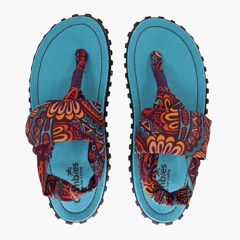 Сандалі жіночі Gumbies Slingback turquoise vintage 3