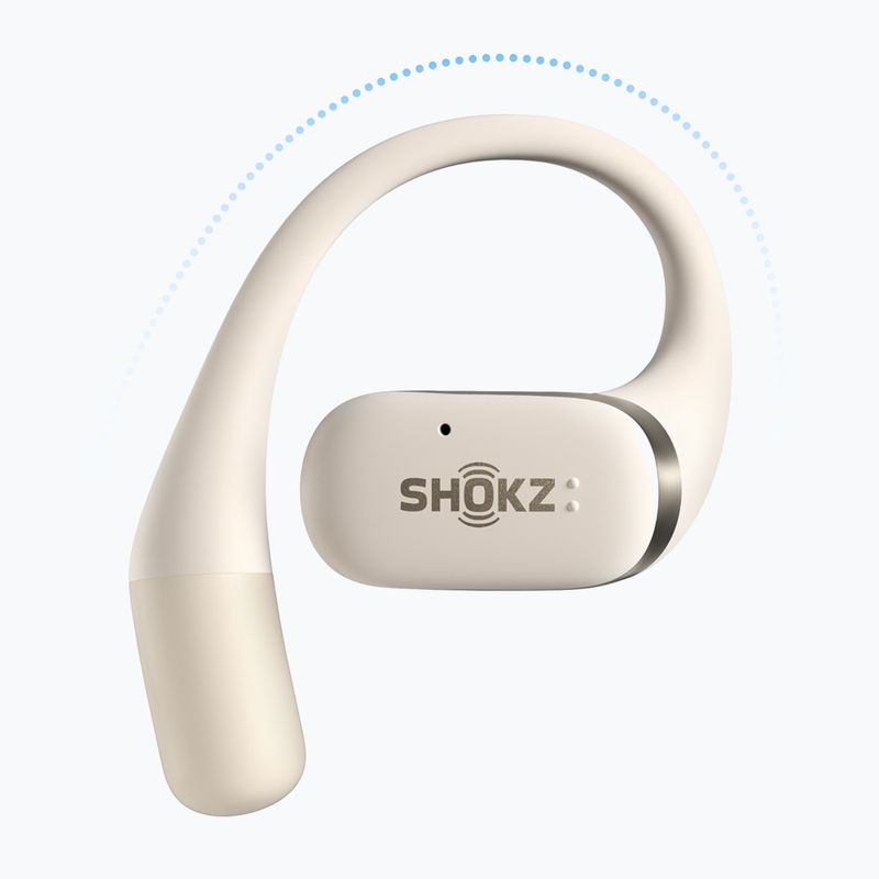 Бездротові навушники Shokz OpenFit бежеві 11