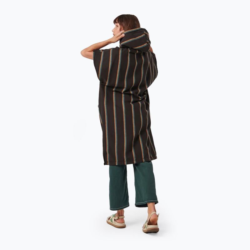 Пончо Slowtide Baja Stripe black 2