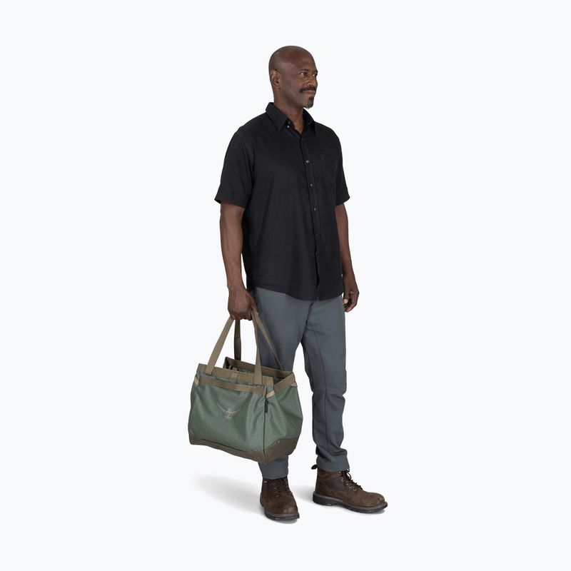 Сумка дорожня Osprey Transporter Gear Tote 28 л pine leaf / earl grey 4