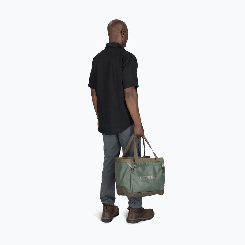 Сумка дорожня Osprey Transporter Gear Tote 28 л pine leaf / earl grey 5