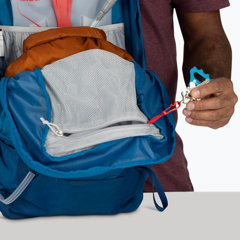 Рюкзак туристичний чоловічий Osprey Talon 11 л scoria blue/ night shift 14