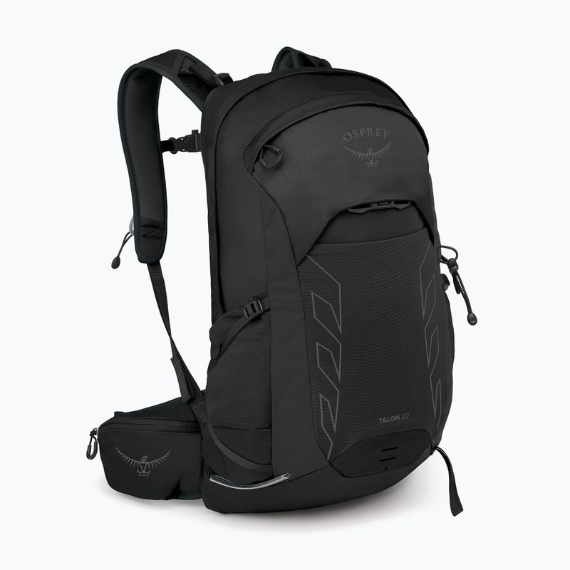 Рюкзак туристичний чоловічий Osprey Talon 22 л black / coal grey 2