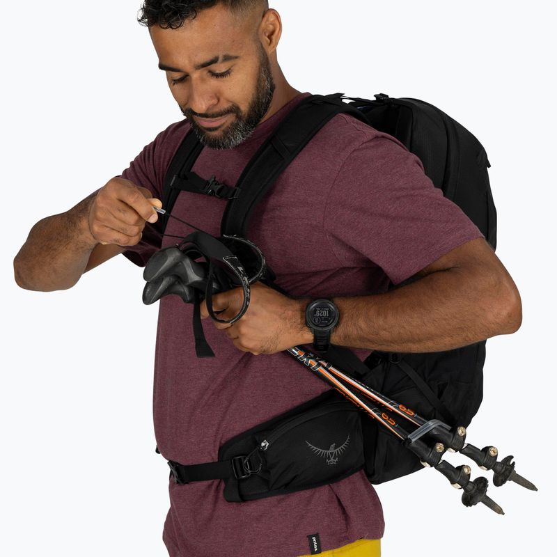 Рюкзак туристичний чоловічий Osprey Talon 22 л black / coal grey 9