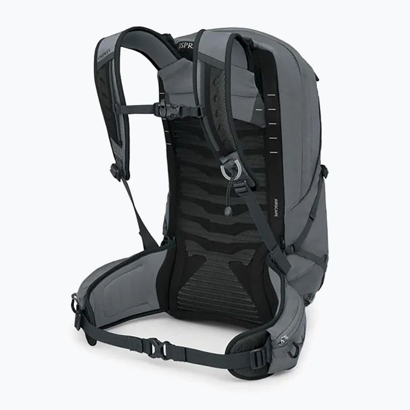 Рюкзак туристичний чоловічий Osprey Talon 22 л phantom grey / dark charcoal 2