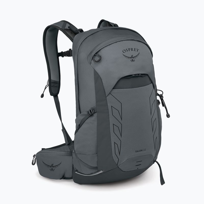 Рюкзак туристичний чоловічий Osprey Talon 22 л phantom grey / dark charcoal 2