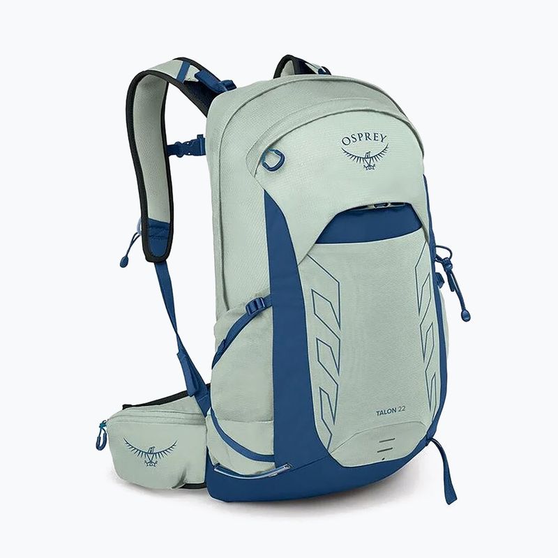 Рюкзак туристичний чоловічий Osprey Talon 22 л frosty mint green night shift 2