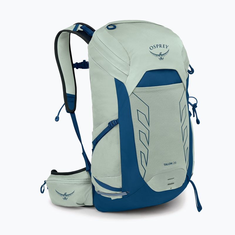 Рюкзак туристичний чоловічий Osprey Talon 26 л frosty mint green / night shift 2