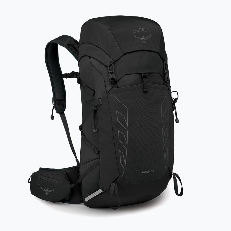 Рюкзак туристичний чоловічий Osprey Talon EF 33 л black/ coal grey 2
