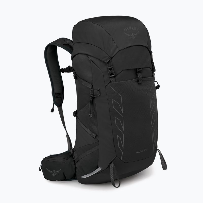 Рюкзак туристичний чоловічий Osprey Talon 33 л black/ coal grey 2