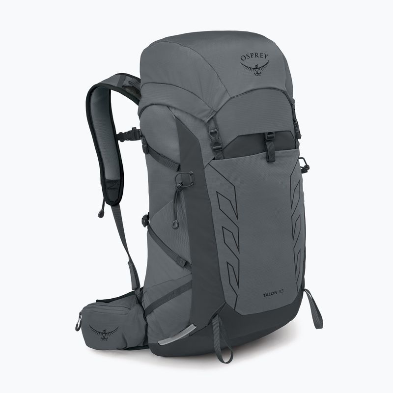 Рюкзак туристичний чоловічий Osprey Talon 33 л phantom grey/ dark charcoal 2