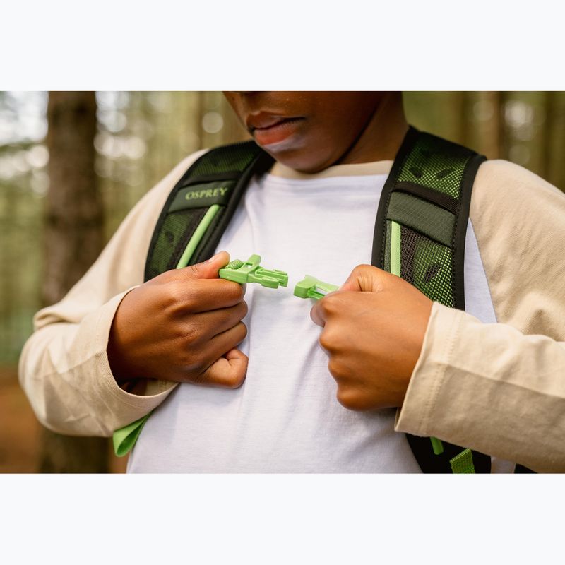 Рюкзак туристичний дитячий Osprey Talon Jr 11 л green canopy 13