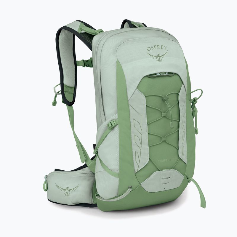 Рюкзак туристичний жіночий Osprey Tempest 11 л frosty mint green/ botanica 2
