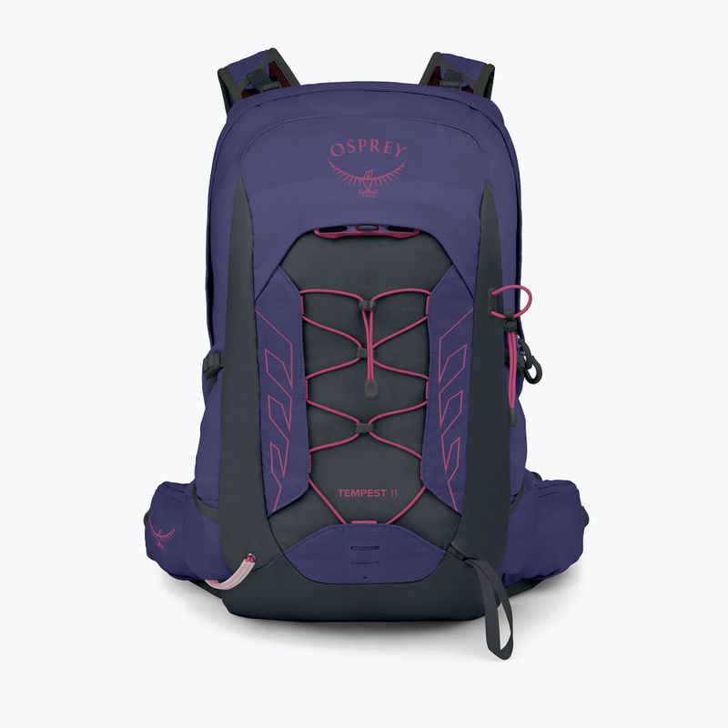 Рюкзак туристичний жіночий Osprey Tempest 11 л deep fig/ hotspot pink