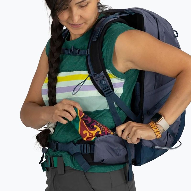 Рюкзак трекінговий жіночий Osprey Tempest 22 л anchor blue / atlas 9