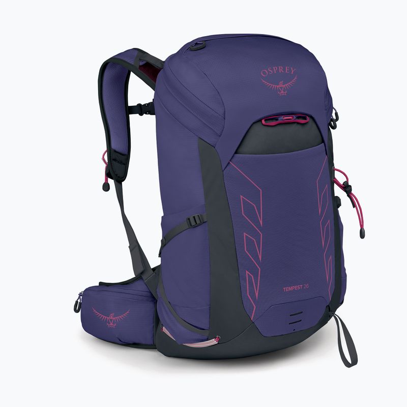 Рюкзак туристичний жіночий Osprey Tempest 26 л deep fig/ hotspot pink 2