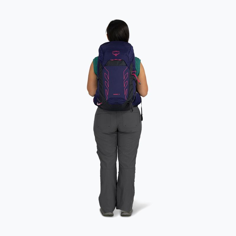 Рюкзак туристичний жіночий Osprey Tempest 26 л deep fig/ hotspot pink 5