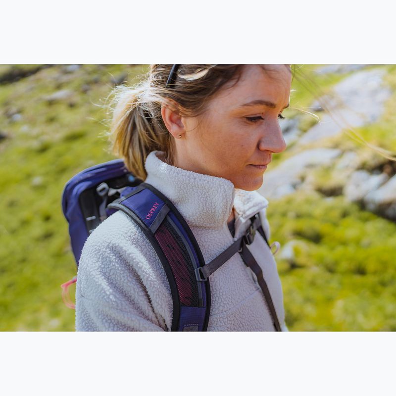 Рюкзак туристичний жіночий Osprey Tempest 26 л deep fig/ hotspot pink 13