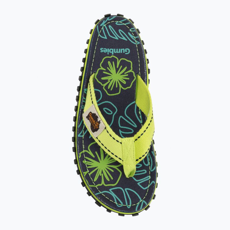 В'єтнамки Gumbies Islander lime hibiscus 5