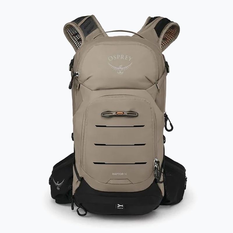 Рюкзак велосипедний Osprey Raptor 14 + Резервуар 2.5 л pediment grey