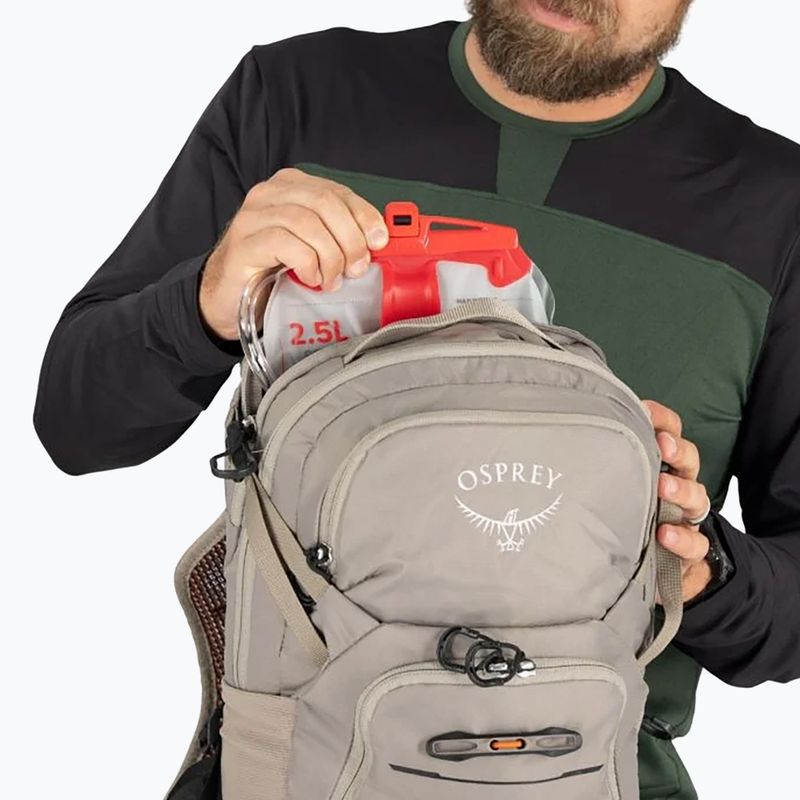Рюкзак велосипедний Osprey Raptor 14 + Резервуар 2.5 л pediment grey 6