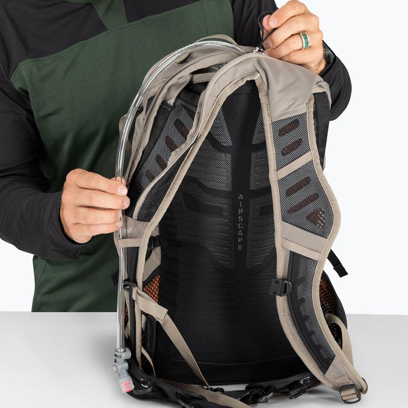 Рюкзак велосипедний Osprey Raptor 14 + Резервуар 2.5 л pediment grey 14