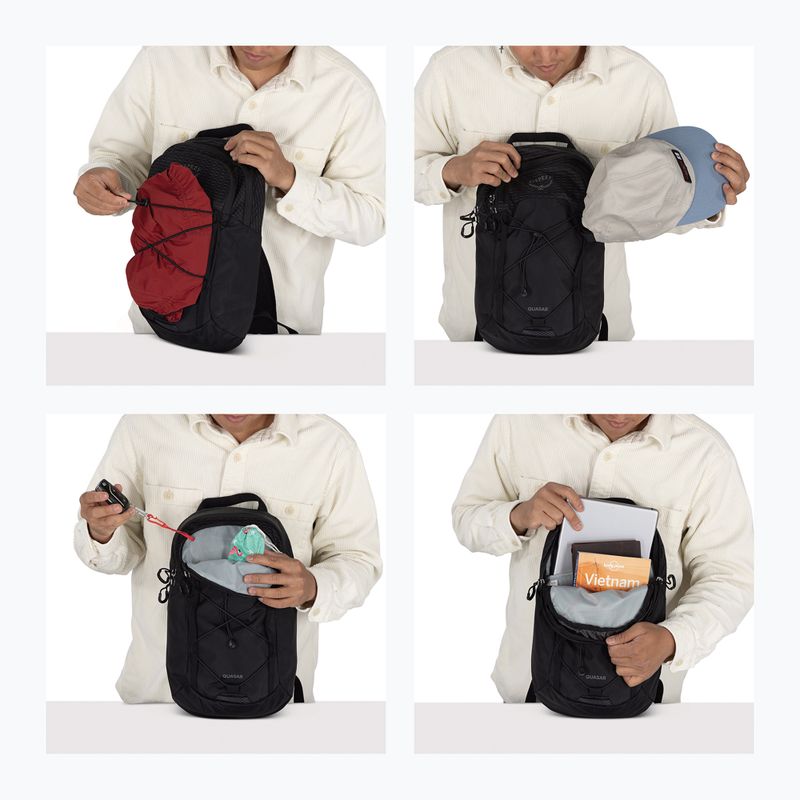 Рюкзак міський на одне плече Osprey Quasar Sling 6 л black 12