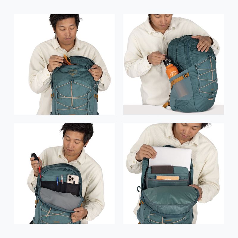 Рюкзак міський Osprey Quasar 26 l blue heather 13