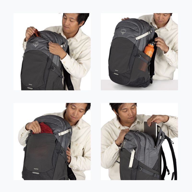 Рюкзак міський Osprey Tropos 32 l phantom grey heather 9