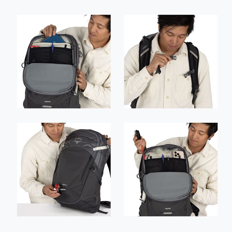 Рюкзак міський Osprey Tropos 32 l phantom grey heather 10