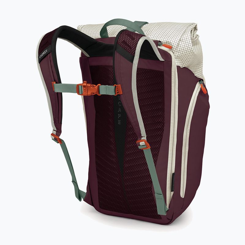 Рюкзак міський Osprey Transporter Roll Top 30 l mystery white/moody burgundy 3