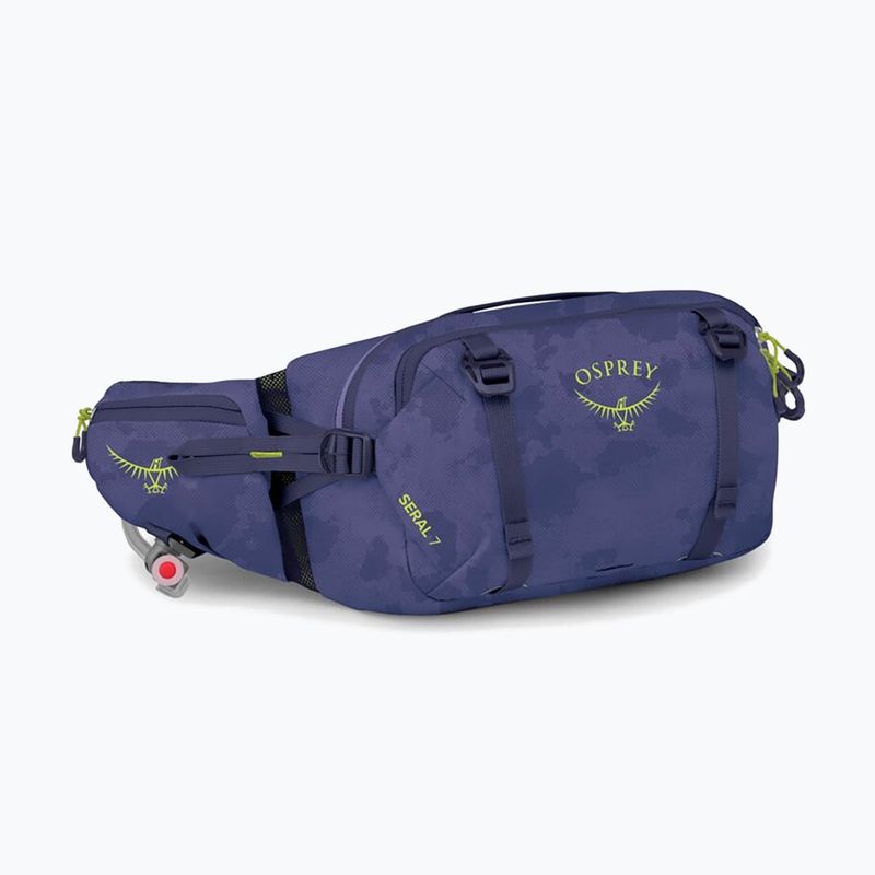 Сумка бананка Osprey Seral 7 l with a hydration bladder 1.5 l botswana purple dust print 2