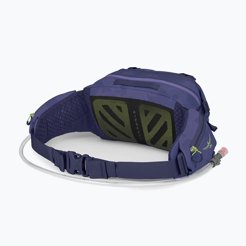 Сумка бананка Osprey Seral 7 l with a hydration bladder 1.5 l botswana purple dust print 4