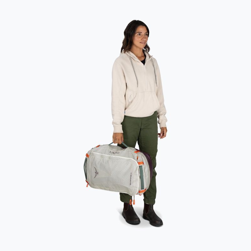 Сумка дорожня Osprey Transporter Duffel 40 l mystery white/moody burgundy 4