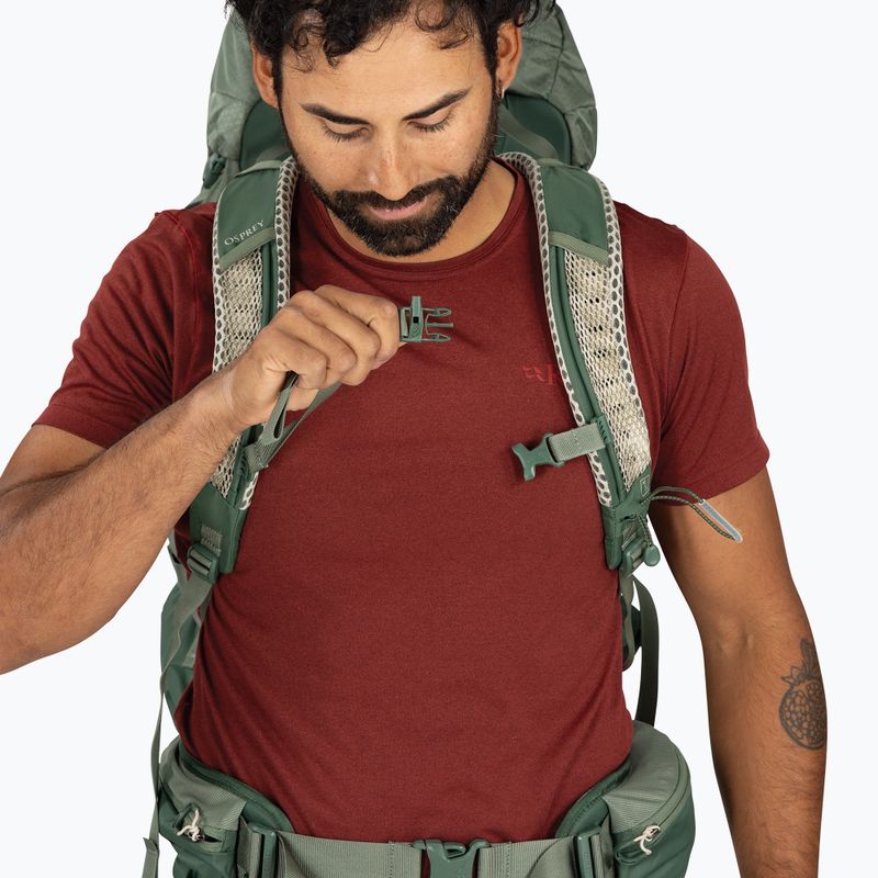 Рюкзак туристичний чоловічий Osprey Stratos 44 л pine leaf 12
