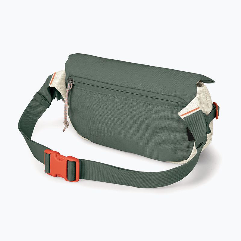 Сумка бананка Osprey Arcane Earth Hip 2 l Moon Beige/Pine Leaf 3