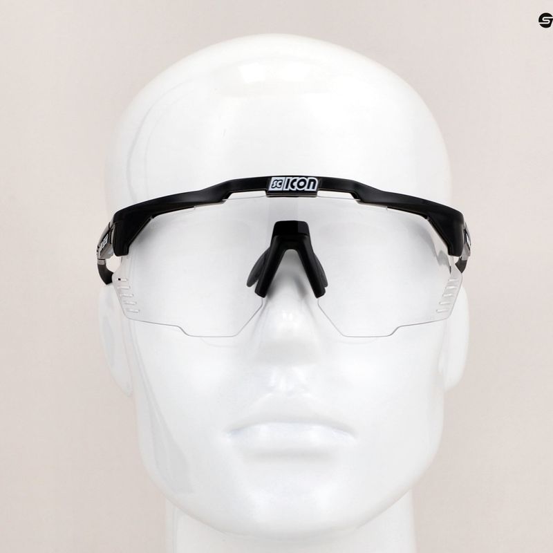 Окуляри велосипедні SCICON Aeroshade Kunken black gloss/scnpp photocromic silver EY31010200 9