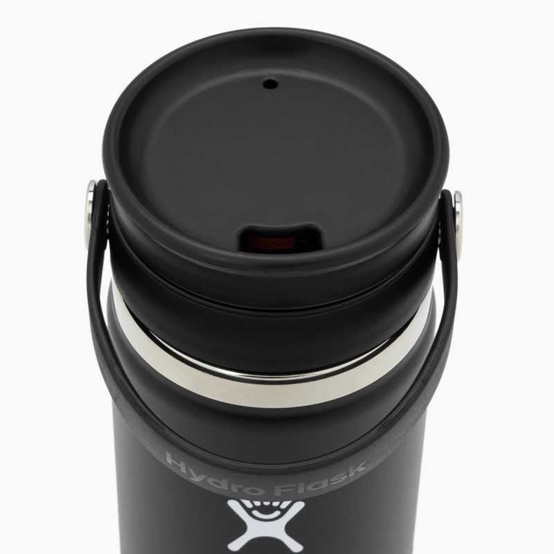 Термопляшка Hydro Flask Wide Flex Sip 355 ml чорна W12BCX001 2