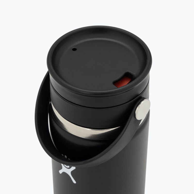 Термопляшка Hydro Flask Wide Flex Sip 355 ml чорна W12BCX001 3