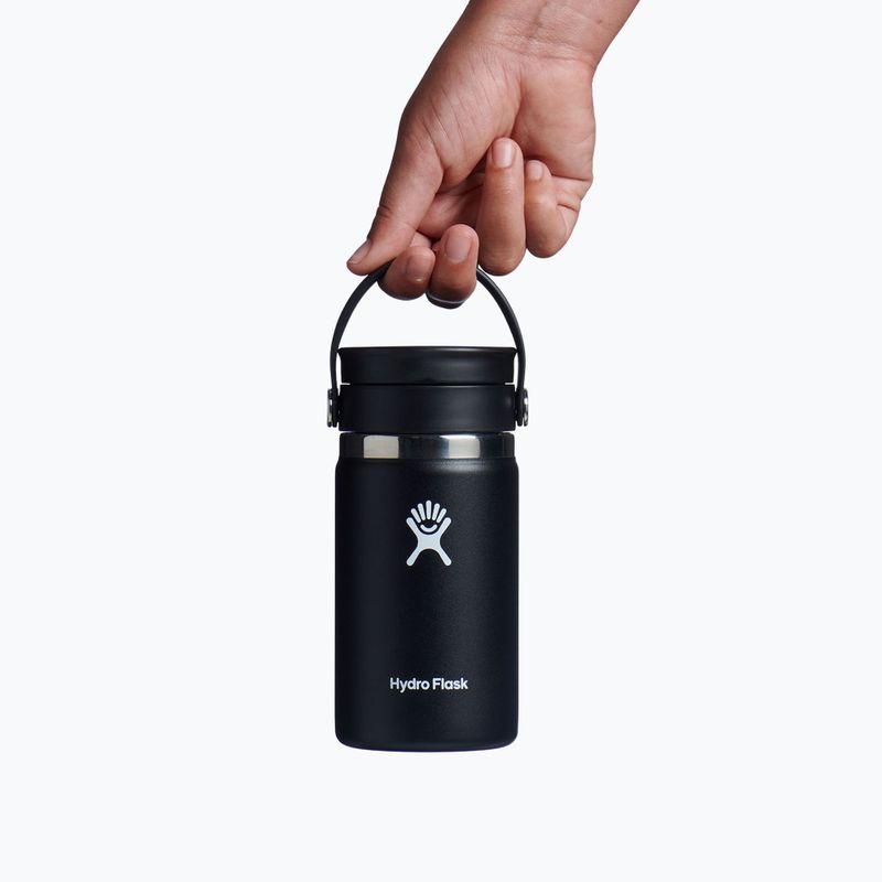 Термопляшка Hydro Flask Wide Flex Sip 355 ml чорна W12BCX001 6