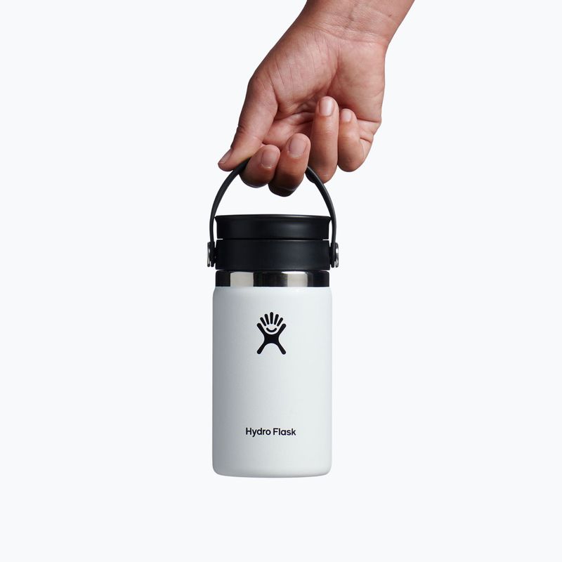 Термопляшка Hydro Flask Wide Flex Sip 355 ml біла W12BCX110 6