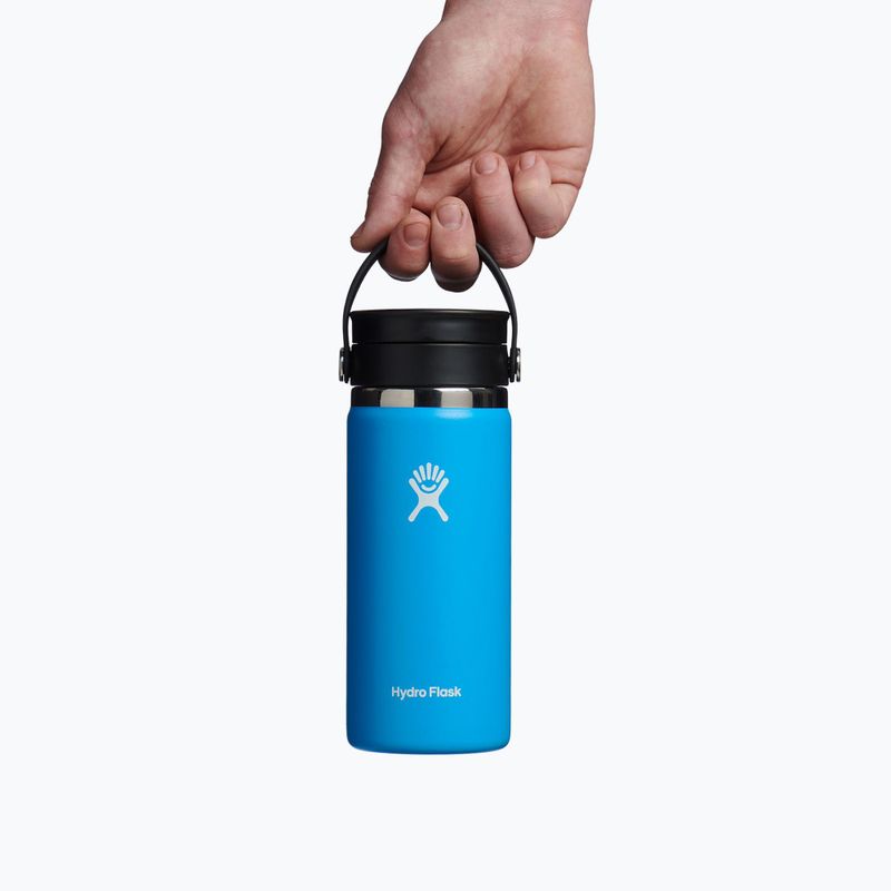 Термопляшка Hydro Flask Wide Flex Sip 470 ml блакитна W16BCX415 4