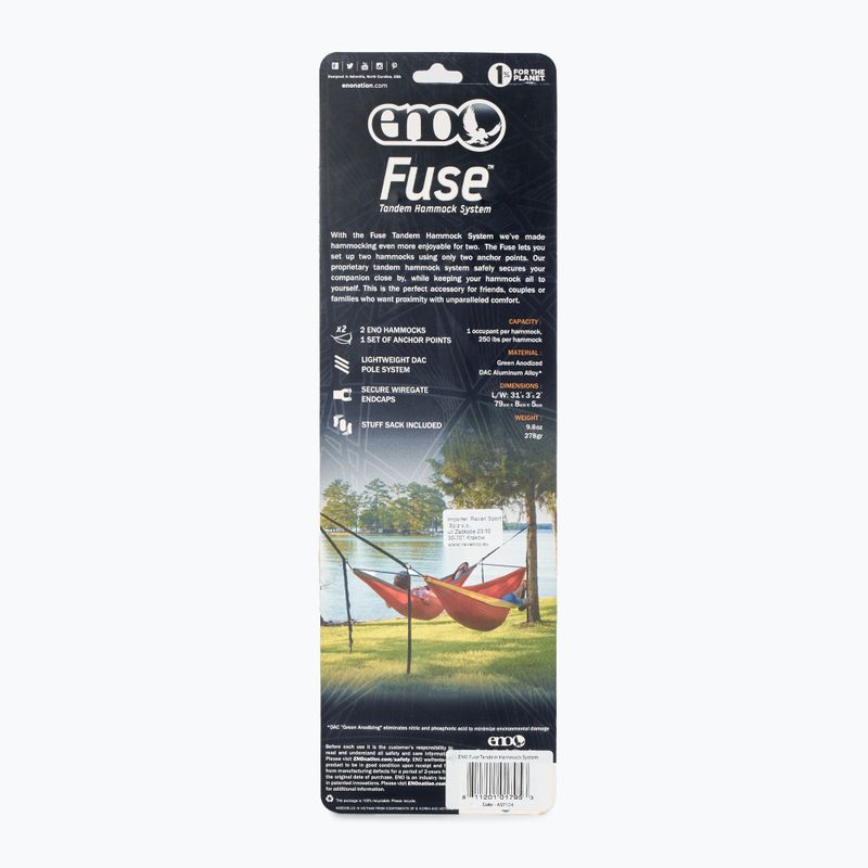 З'єднувач для гамака ENO Fuse Tandem Hammock System salte 2