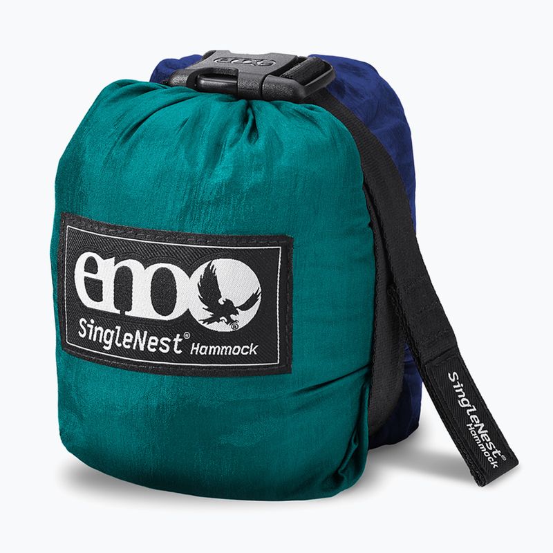 Гамак туристичний ENO SingleNest seafoam / navy 4