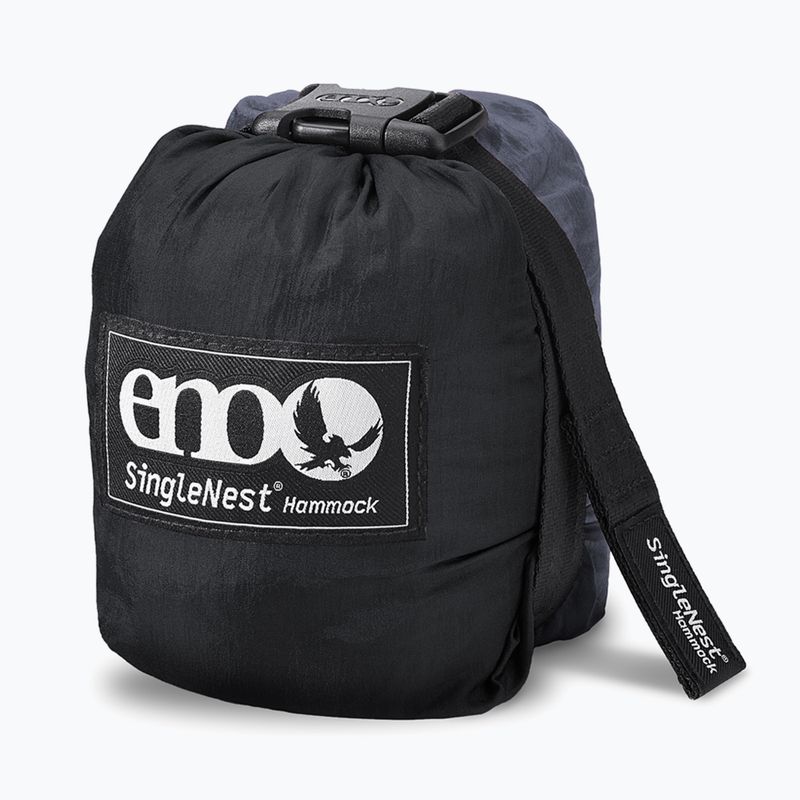Гамак туристичний ENO SingleNest black / charcoal 4