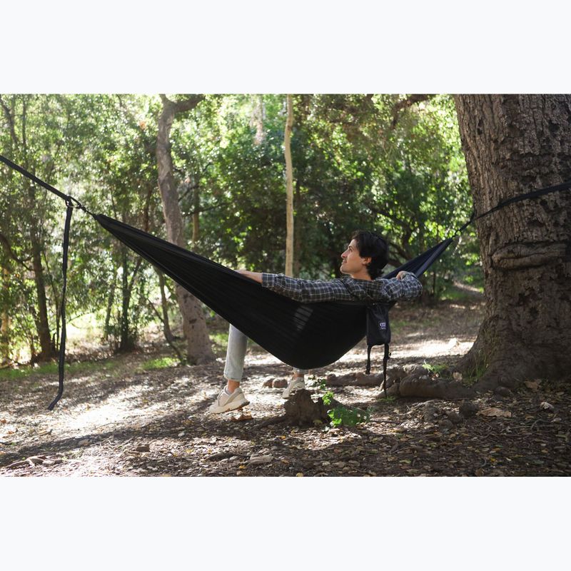 Гамак туристичний ENO SingleNest black / charcoal 5